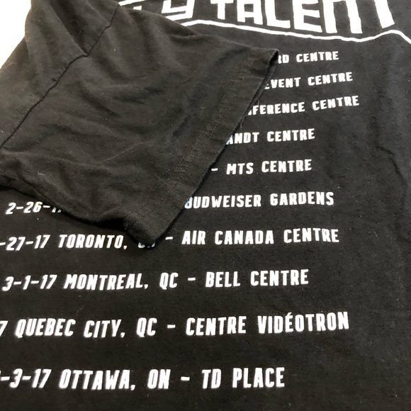 Billy Talent 2017 Afraid of Heights Canadian Tour Shirt Large Black - Picture 3 of 8